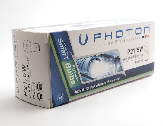 Photon Lampen Auto & Motorrad P21/5W 24V 5W 1Stück