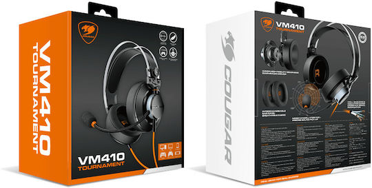 Cougar VM410 Tournament Over Ear Gaming Headset με σύνδεση 3.5mm
