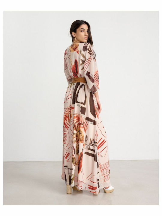 Passager Maxi Dress Wrap Beige