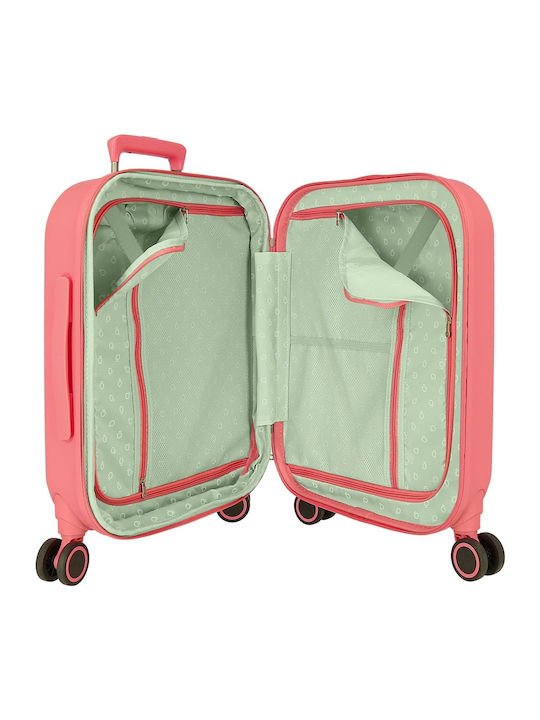 Disney Minnie Valiză De Călătorie Pentru Copii De Cabina Tough Coral Cu 4 Roți Înălțime 40 Cm