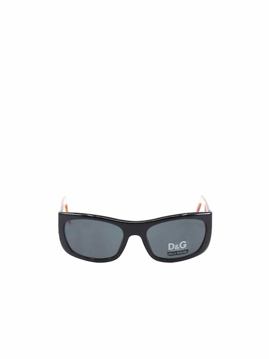 Dolce & Gabbana Sonnenbrillen mit Schwarz Kunststoff Gestell und Schwarz Linse DG3012 73287