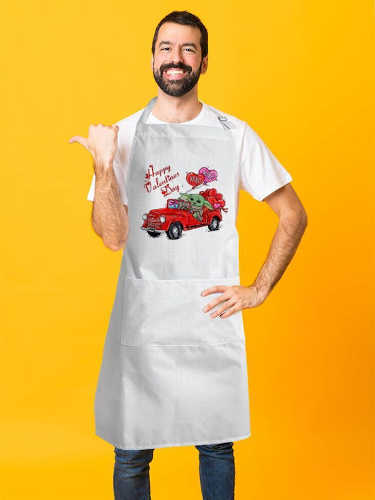 Koupakoupa Impermeabil Șorț de Bucătărie Albă KP_16140_APRON-BBQ-ADULT 1buc