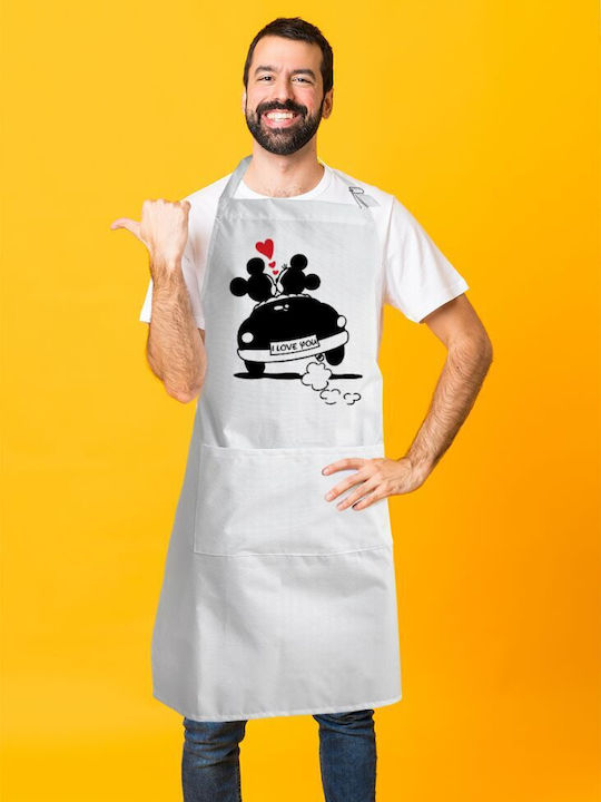 Koupakoupa Waterproof Apron White