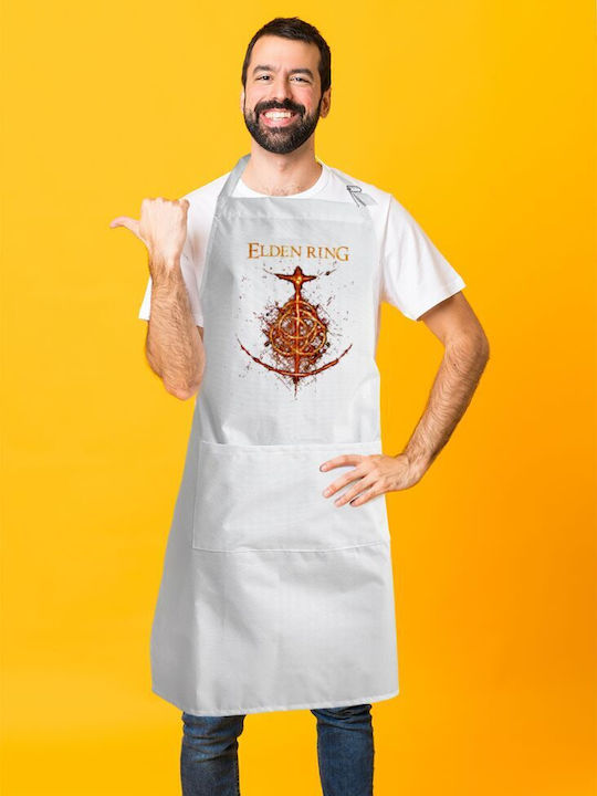 Koupakoupa Wasserdicht Küchenschürze Weiß KP_17578_APRON-BBQ-ADULT 1Stück