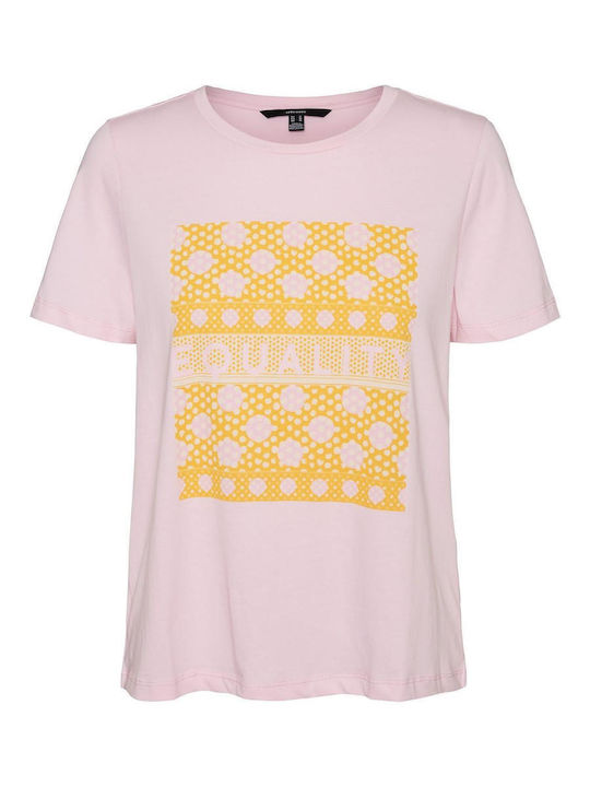 Vero Moda Damen T-shirt Rosa