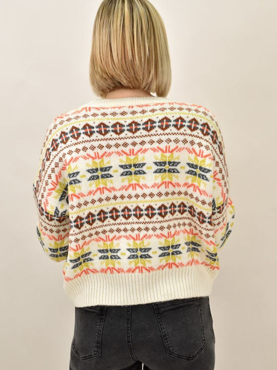 Women's Long Sleeve Sweater Beige
