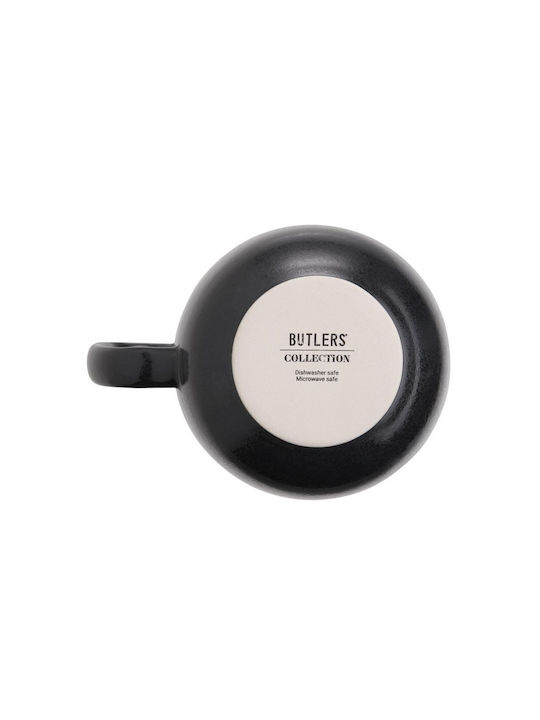Butlers Cană Ceramică Neagră 400ml