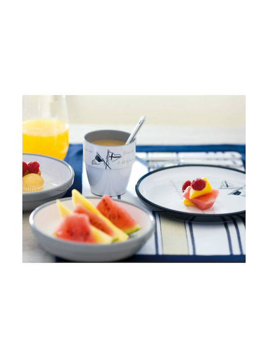 Marine Business Mug Plastic White 6pcs