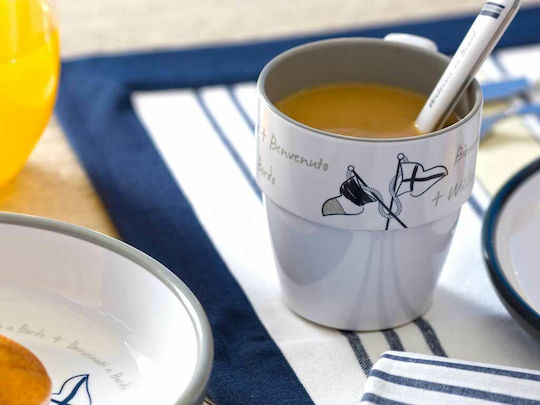 Marine Business Becher Kunststoff Weiß 6Stück
