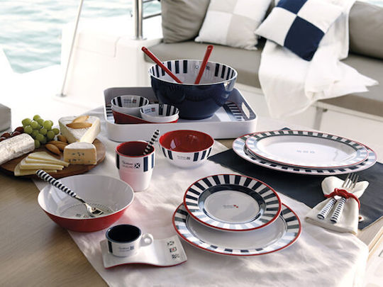 Marine Business Becher Kunststoff Weiß 6Stück