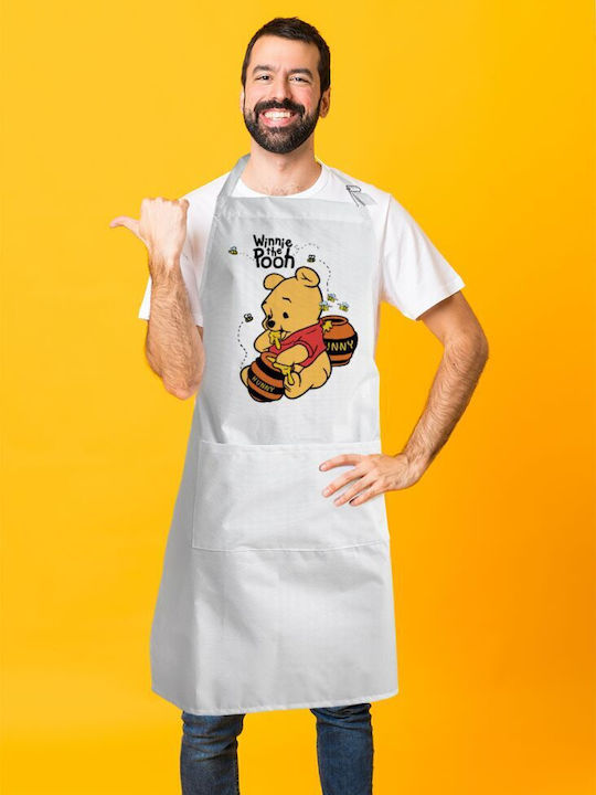 Koupakoupa Impermeabil Șorț de Bucătărie Albă KP_16855_APRON-BBQ-ADULT 1buc