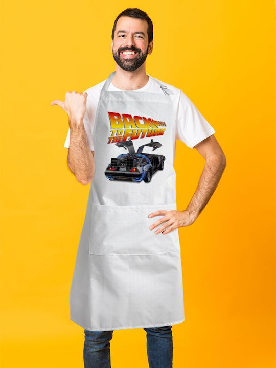 Koupakoupa Impermeabil Șorț de Bucătărie Albă KP_17682_APRON-BBQ-ADULT 1buc