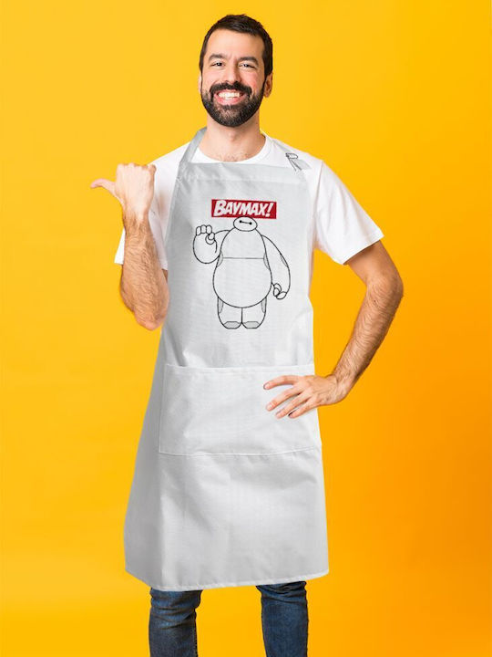 Koupakoupa Wasserdicht Küchenschürze Weiß KP_18125_APRON-BBQ-ADULT 1Stück