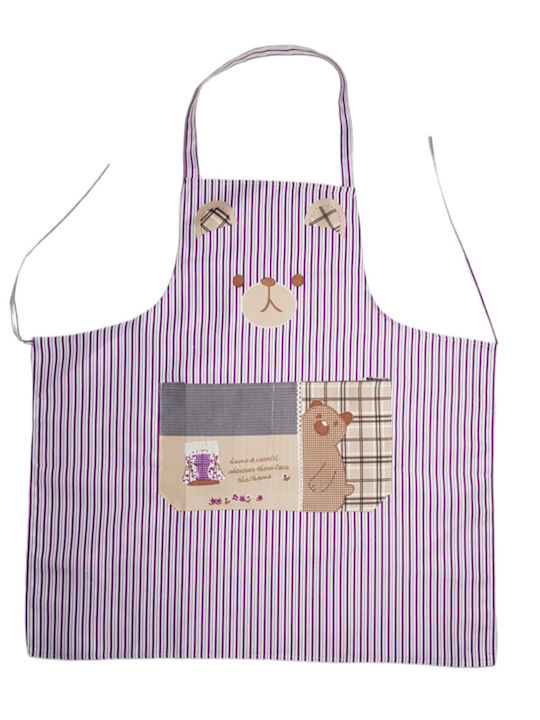 Whitegg Waterproof Apron Purple 72x76cm