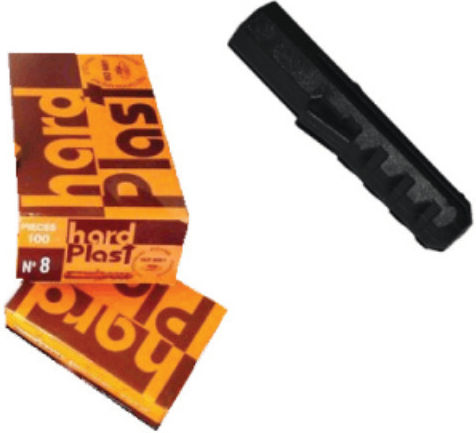 Hard Plast Ούπα Πλαστικό 4mm 100τμχ