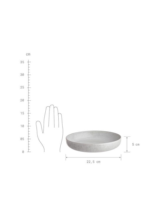Butlers Henley Farfurie pentru paste Ceramică Alb cu Diametru 22.5cm