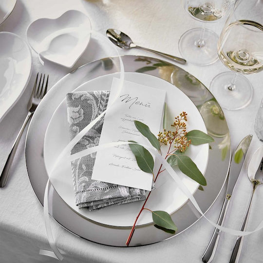 Butlers Piatto Πιάτο Ρηχό Inox Ασημί