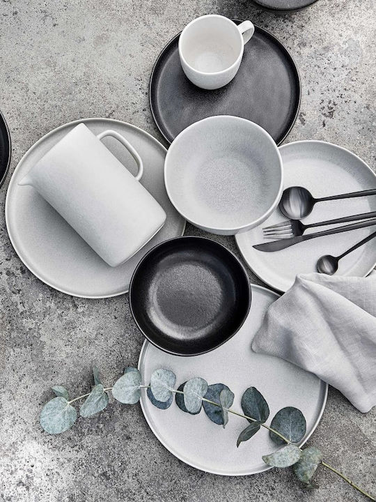 Butlers Casa Nova Farfurie joasă Ceramică Negru cu Diametru 22.5cm