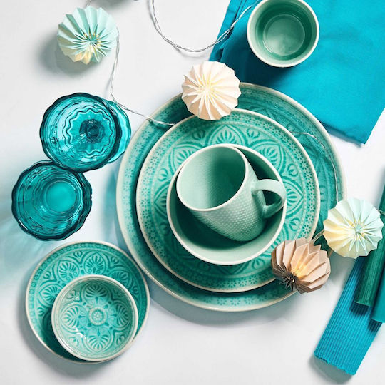Butlers Sumatra Farfurie joasă Ceramică Albastru cu Diametru 25cm