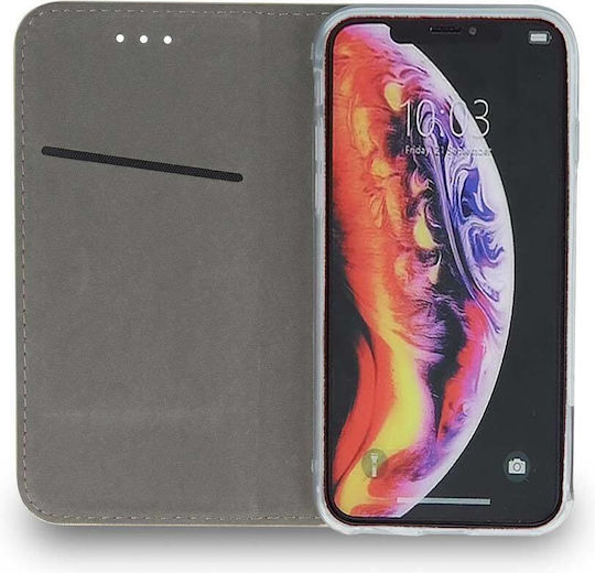 Smart Back Cover Δερματίνης Μαγνητικό Μαύρο (Poco X5)