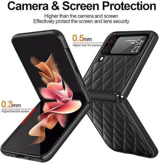 Rhombus Back Cover Πλαστικό Ροζ (Galaxy Z Flip3 5G)