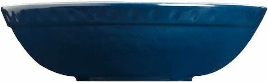 Marine Business Sailor Soul Deep Serving Plate Melamine Blue with Diameter 20cm 6 Pieces