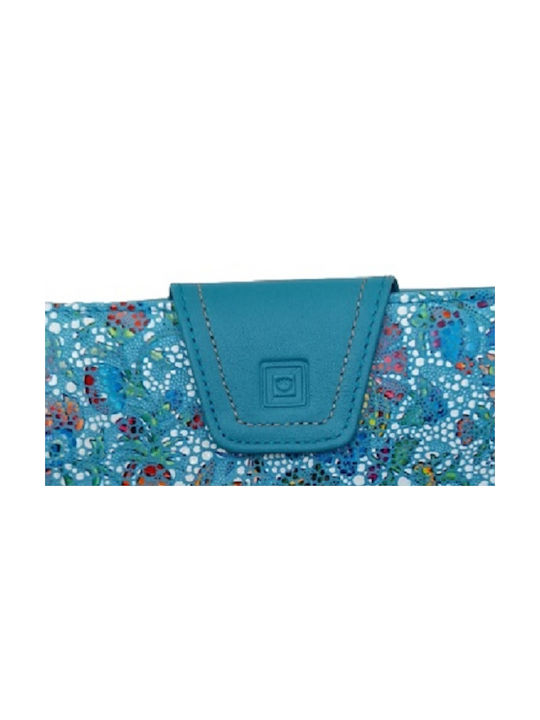 Luxus Leather Women's Wallet Light Blue