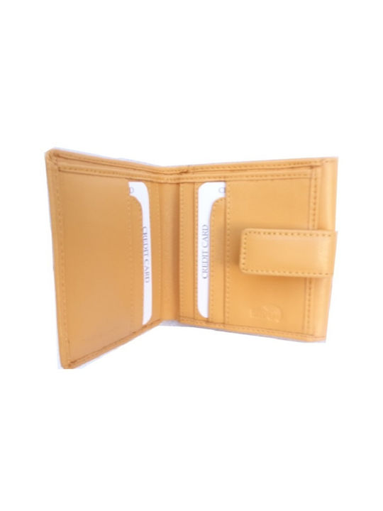 Luxus Small Leather Women's Wallet with RFID Yellow