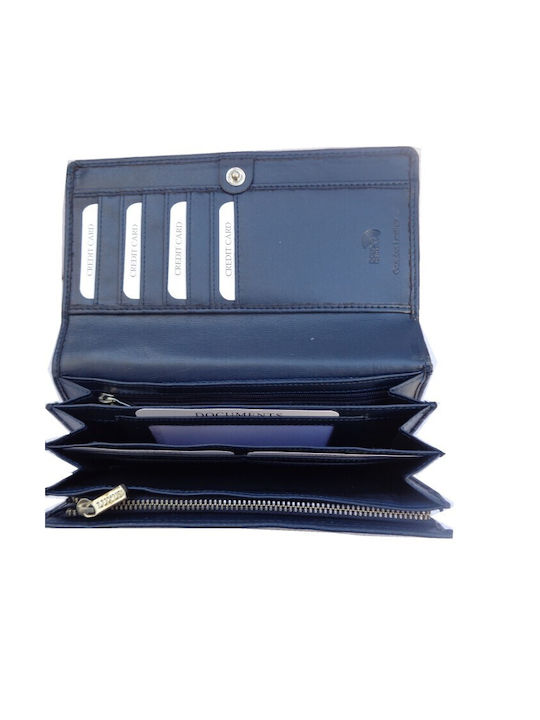 Luxus Leather Women's Wallet Blue