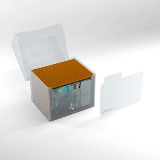 Gamegenic Side Holder 100+ XL Clear Deck Box Standard Size Transparent