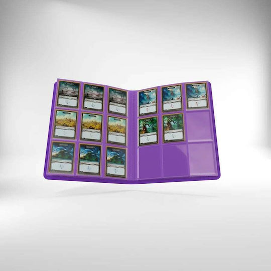 Gamegenic Casual Album 18 Pocket Binder 9-Pocket Standard Size Purple