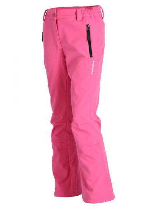 Icepeak Lenexa 251045542-620 Παιδικό Παντελόνι Σκι & Snowboard Soft Shell Ροζ