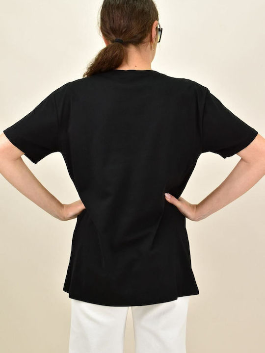 Damen T-Shirt Schwarz