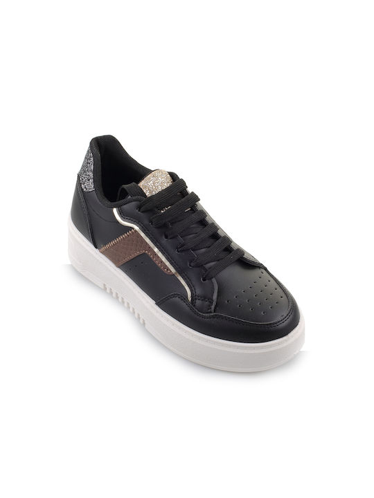 Fshoes Femei Sneakers Negre