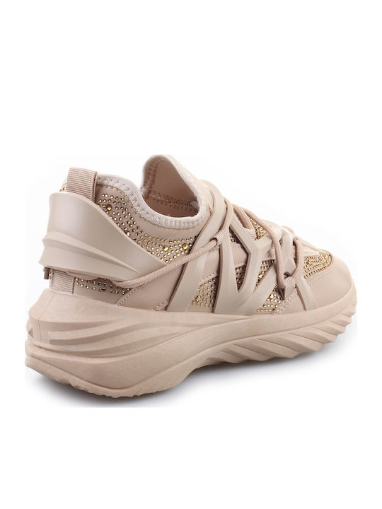 Γυναικεία Sneakers Μπεζ