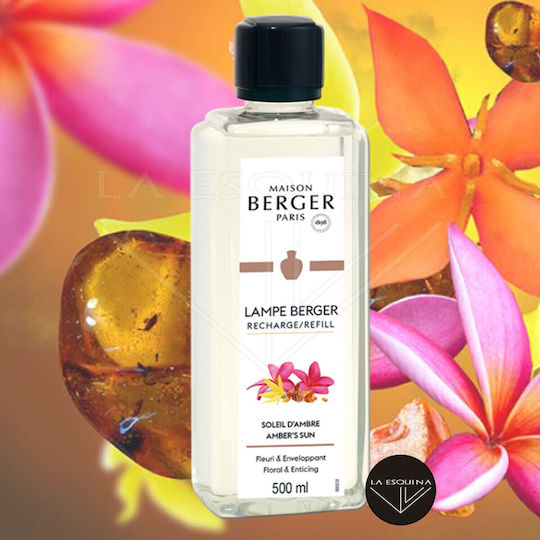 Maison Berger Paris Refill Liquid for Diffuser with Fragrance Amber s Sun 990203 500ml