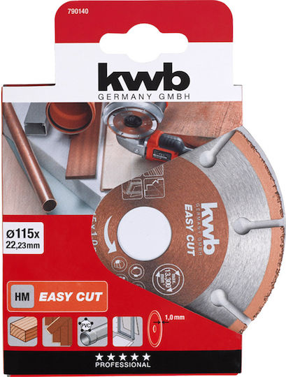 KWB Cutting Disc Construction Materials Hole Diameter 115mm 1pcs