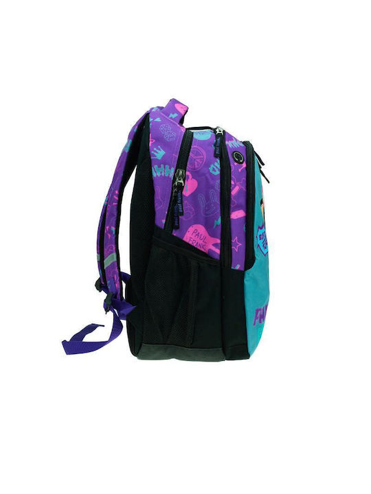 Paul Frank Ghiozdan de Spate pentru Școala Primară Multicolor cu Husă pentru Sticlă de Apă 30 Litri
