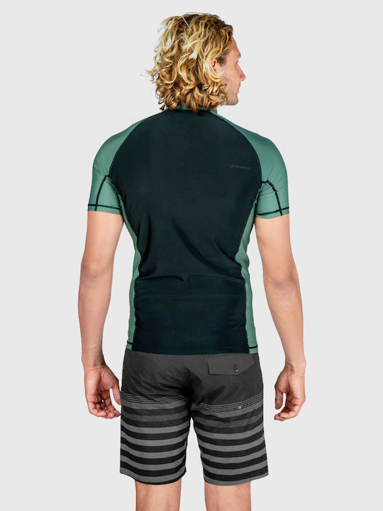 Brunotti Waimea Men's Short Sleeve Sun Protection Shirt Green