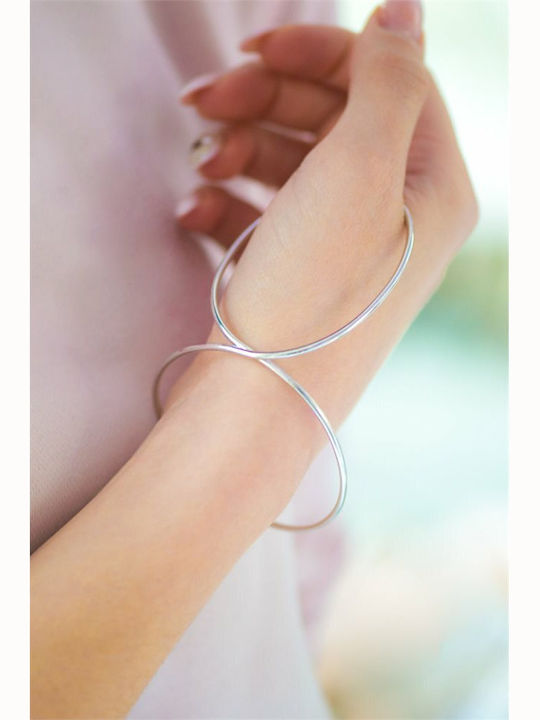 Paraxenies Bracelet Handcuffs made of Silver