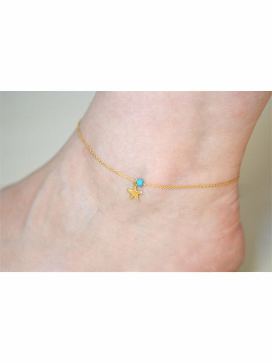 Paraxenies Bracelet Anklet Chain made of Silver Gold Plated