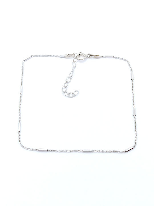 PS Silver Fußarmband aus Silber 23,5cm
