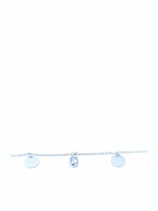 PS Silver Bracelet Chain made of Silver with Zircon