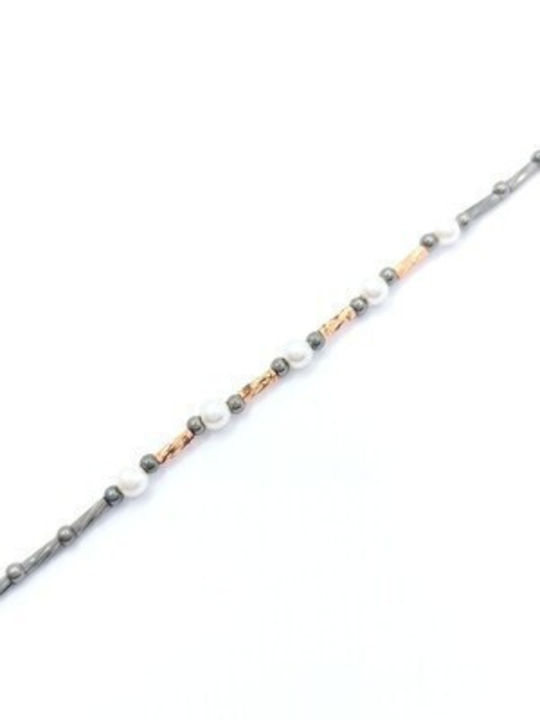 PS Silver Bracelet made of Silver with Pearls