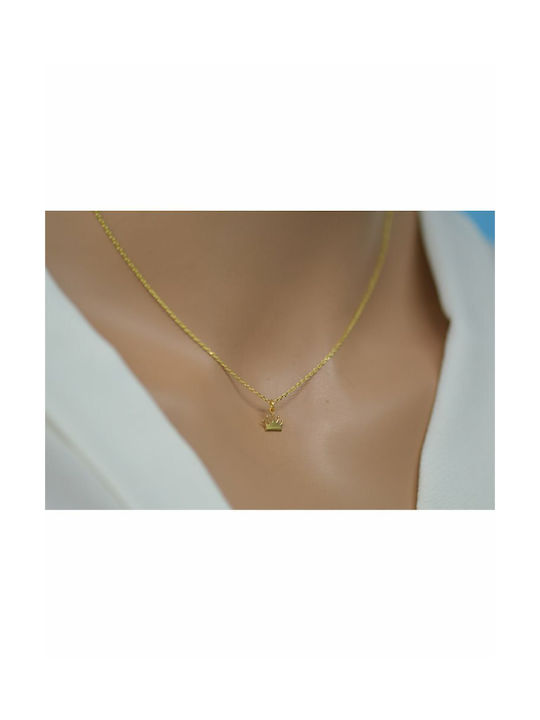 Paraxenies Halskette mit Design Tiara aus Vergoldet Silber