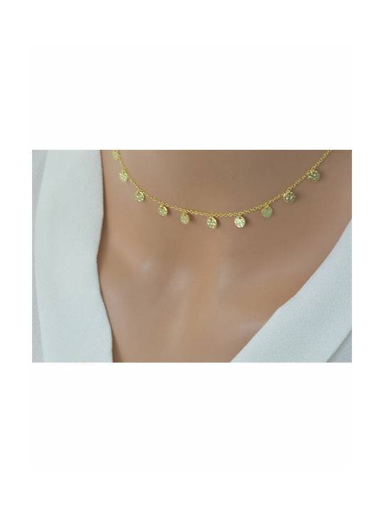 Paraxenies Choker from Gold Plated Silver