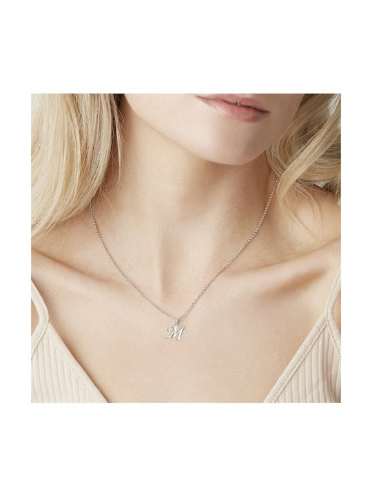 Paraxenies Necklace Monogram from Silver