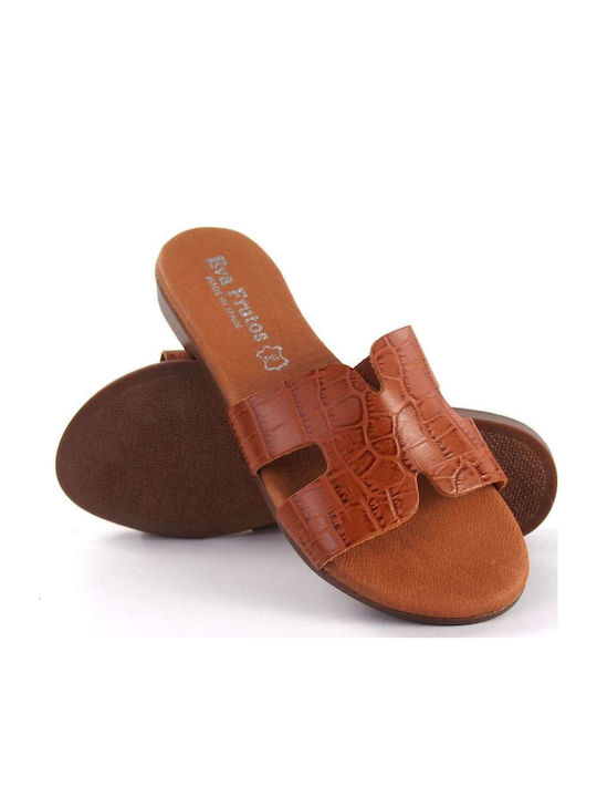 Sandale Casual Damă Din Piele Tabac Maro