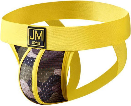Jockmail Ανδρικό Εσώρουχο Jockstrap Κίτρινο