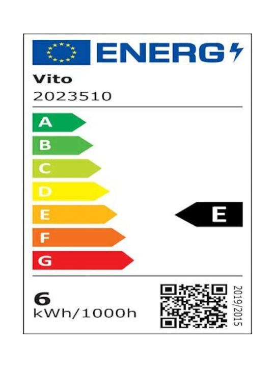 Vito Platz Metallisch Einbau Spot mit integriertem LED und Kaltweißes Licht Weiß 10x10cm. 1Stück